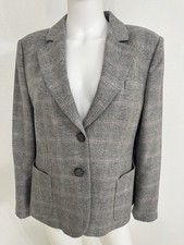 Giorgio Armani Black Label Cashmere Blazer Jacket Gray Made In Italy IT52 US L