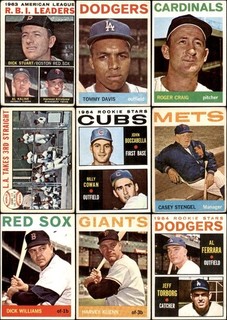 1964 Topps Baseball Partial Set (330) Good to VGEX GMCARDS