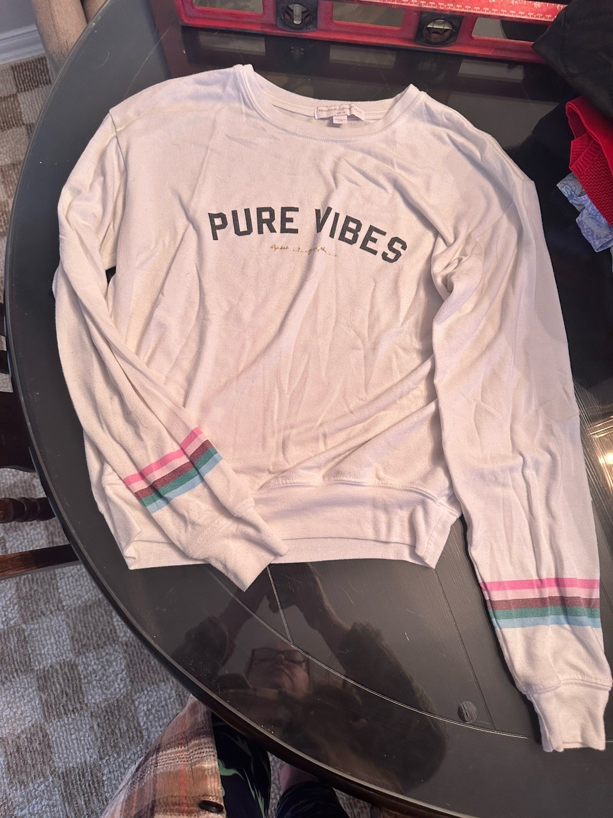 Spiritual Gangster X Pure Barre Women’s Long Sleeve Soft Comfy Top
