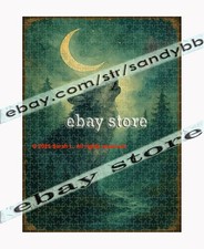 500 piece jigsaw puzzle Enchanted Forest Wolf with Night Energy