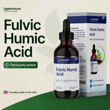 Fulvic Humic Acid 75  Trace Minerals Liquid Supplement - Plant Derived in USA
