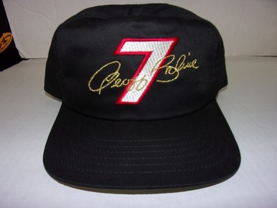 NOS VTG GEOFF BODINE #7 EMBROIDED ADJUSTABLE TRUCKER SCM HAT MADE IN USA