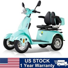 4 Wheel Electric Mobility Scooter 800W 60V 20AH 500lbs 31 miles for Adult Senior