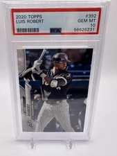 2020 Topps Luis Robert RC Rookie #392 White Sox PSA 10 Gem Mint