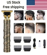 Professional Shaving Machine Cordless Barber Hair Clippers Beard Cutting Trimmer