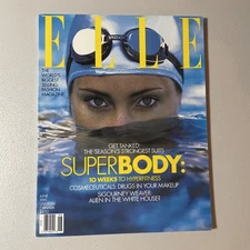 Vintage ELLE Magazine June 1993 Sigourney Weaver 90s Fashion Style