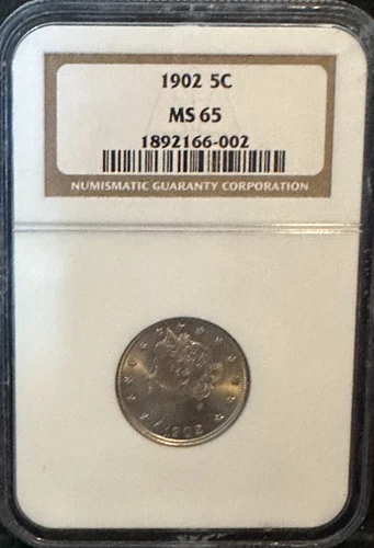 Photo of a 1902-P Liberty Nickel from an eBay listing that sold on Jul 20, 2026