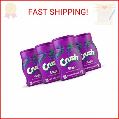 Crush, Grape, Liquid Water Enhancer   New, Better Taste! (4 Bottles, Makes 96 Fl