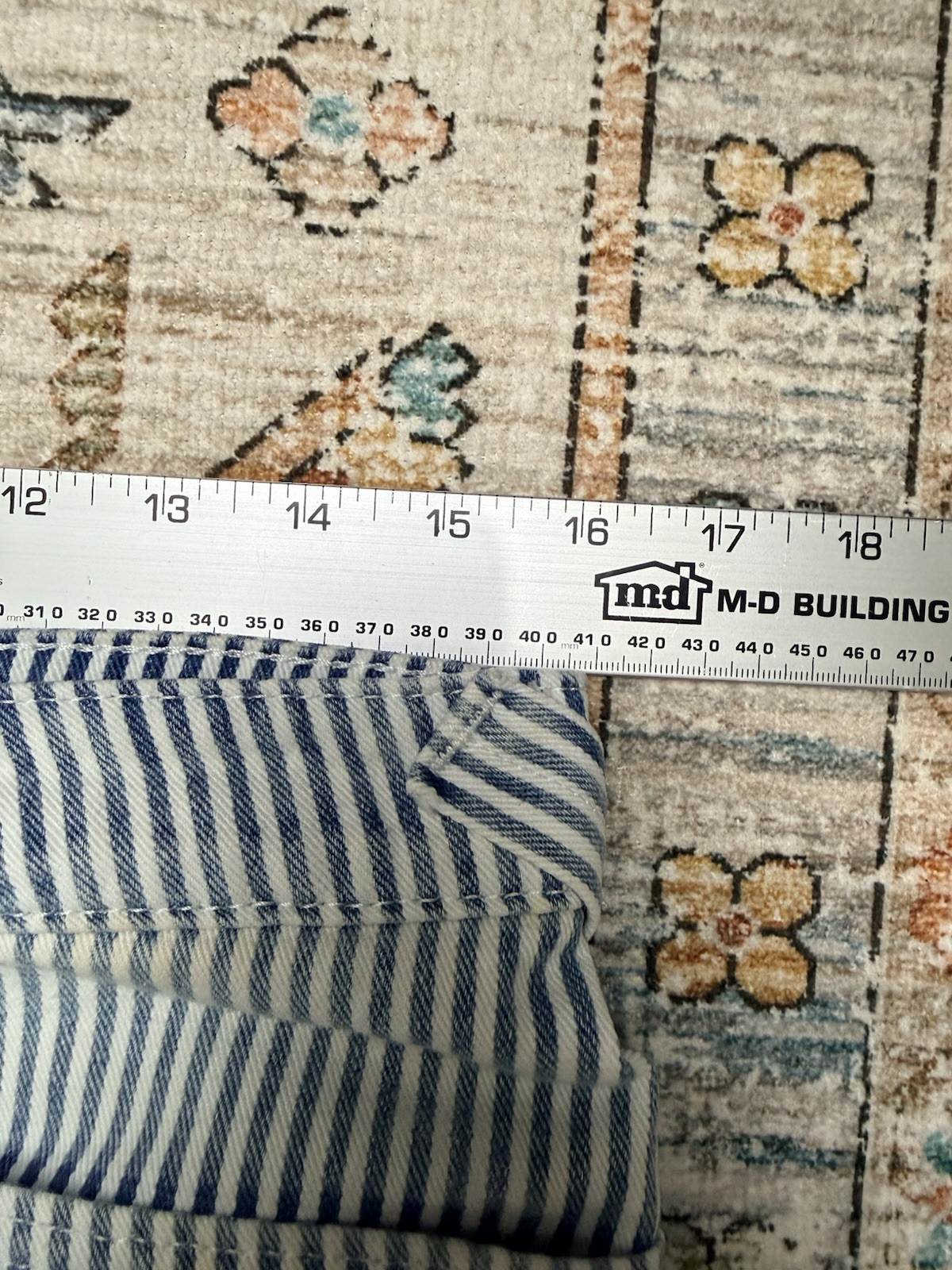 Reworked French Worker Distressed Patchwork Wide … - image 4