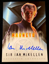 2000 Topps Marvel X-Men The Movie Sir Ian McKellen Autograph