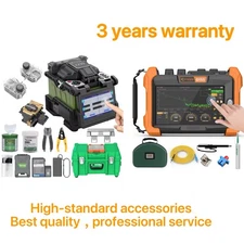 6 Motors FX39 Fusion splicer /QX65 7 'Touch Screen SM OTDR w/OPM/OLS/VFL/RJ45