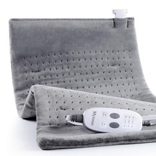 Massaging Weighted Heating Pad for Back Pain Relief,Heating Pads for Neck, Sh...