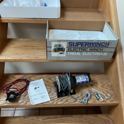 Electric Winch ATV Truck UTV 1500 lb 12 Volt Model 1101 As Is.