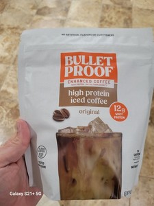 Bulletproof High Protein Clean Coffee Powder with Whey, MCT Oil, Original 13.9oz
