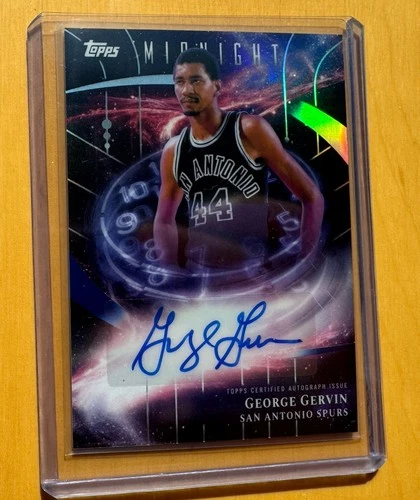New Listing2025-26 Topps - George Gervin Auto - Stroke of Midnight