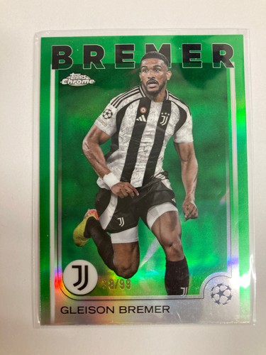 TOPPS CHROME 2025 GLEISON BREMER JUVENTUS PARALLEL 38/99.