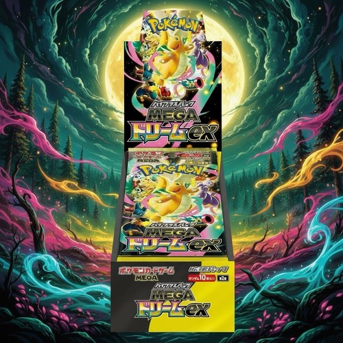 Mega Dream ex Booster Box Sealed Pokémon Japanese Mega US SELLER SHIPS NOW! - Picture 1 of 7