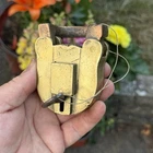 Bostwick PadLock 18 Rare Old Solid Brass Lock h7.5cm Circa 1900