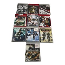 PS3 Mixed Lot 10 Video Games Bundle Star Trek Dark Sector Mortal Kombat IV 