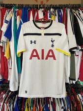 TOTTENHAM HOTSPUR 2014 2015 HOME FOOTBALL SHIRT SOCCER JERSEY UNDER ARMOUR sz M