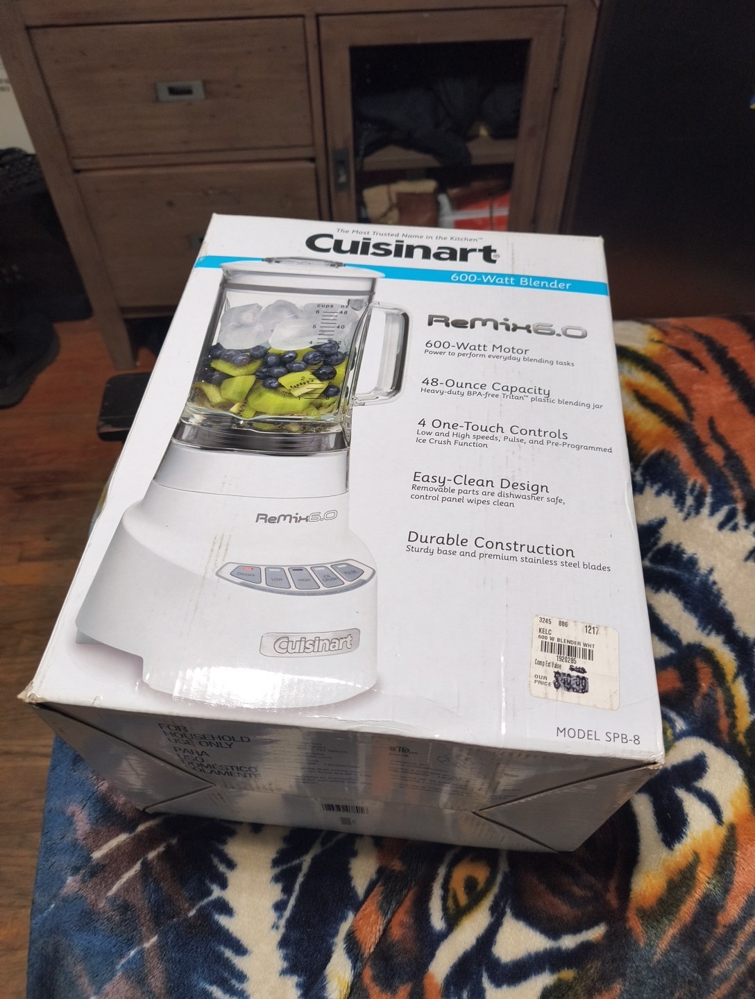 Cuisinart SPB-8 Remix 6.0 600W Blender White Open Box