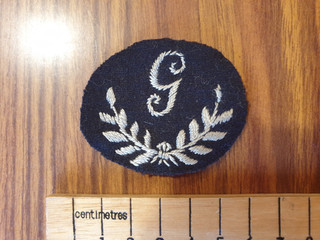 RAF ground gunner's sleeve badge variation.