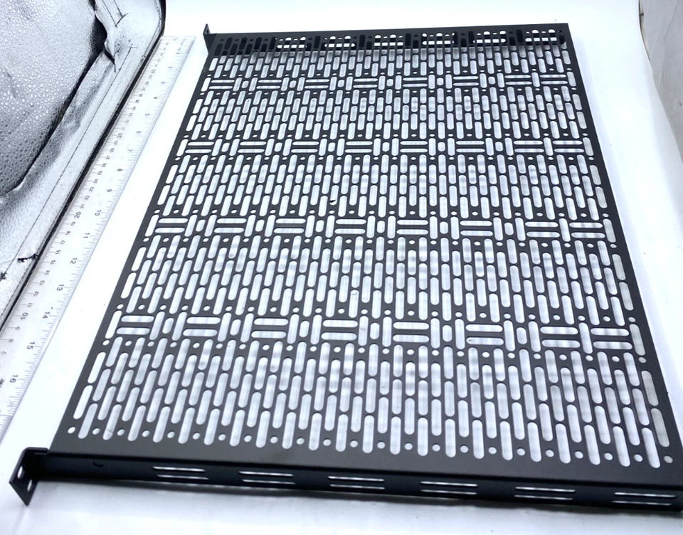 Middle Atlantic Products Lot of 2 1RU UFA Rackshelf 17.5"x14"x1" UFA-14.5 New - Image 2 of 4