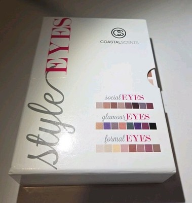 Coastal Scents Style EYES Collection Pigmented Neutral Naked Eyeshadow Palettes
