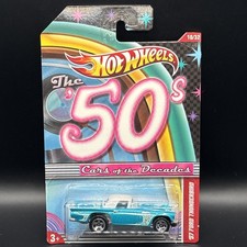 Hot Wheels Cars Of The Decades 50s '57 Ford Thunderbird 10/32 *Teal*