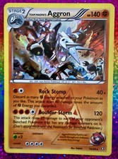 Pokémon Team Magma’s Aggron 14/34 Holo Rare 2015 XY Double Crisis TCG Card FS&H!