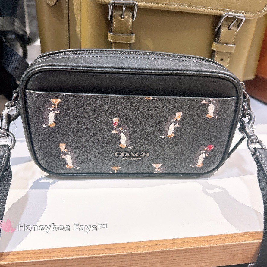 NWT COACH men's Jayden Crossbody penguin/surf | eBay