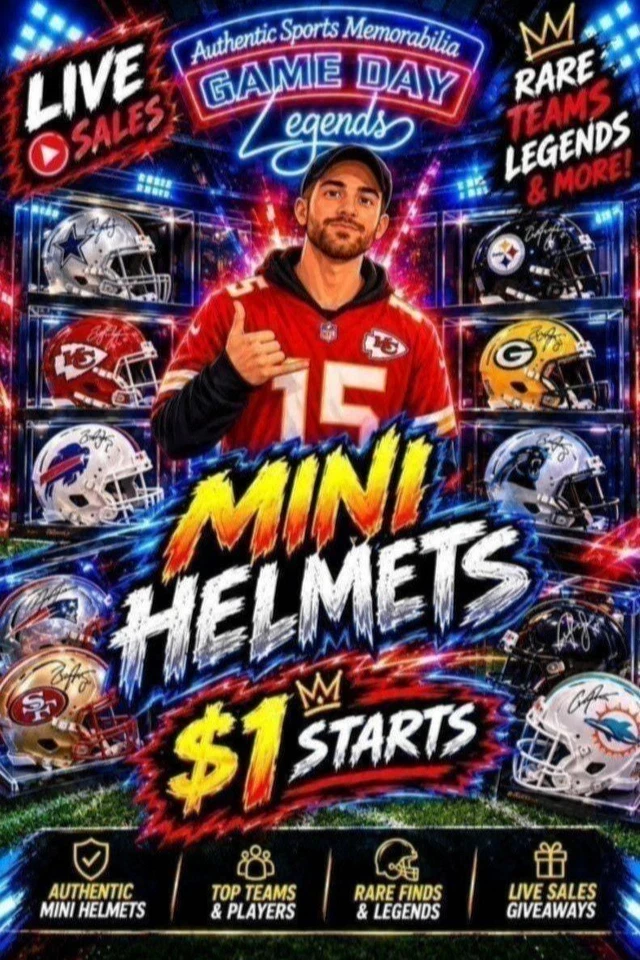 MOST LOADED SERIES YET!!! $1 START NFL MINI HELMET BREAK!! W/ CASEY