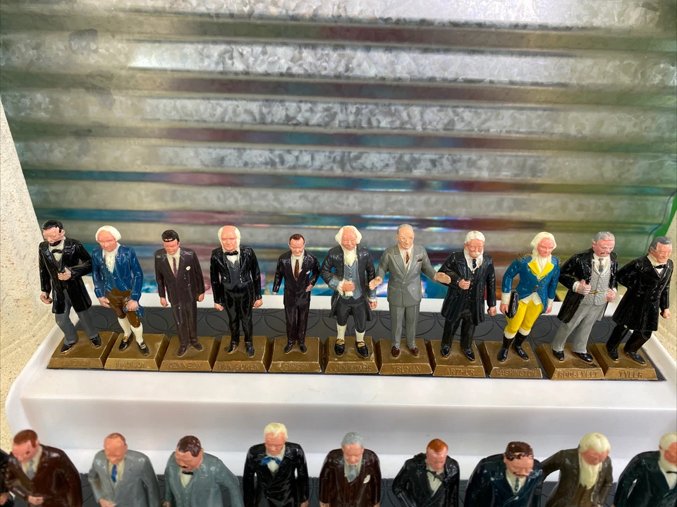 复古 MARX 1960 年代套装美国总统 31 迷你玩偶收藏品 — 第 4/4 张图片