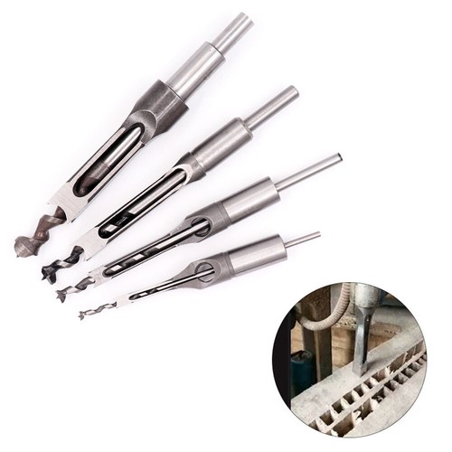 Square Hole Saw Auger Drill Bit Mortising Chisel Woodworking 6.4-16mm New OD - Picture 19 of 28