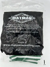 Matman Wrestling Singlet Green Youth Nylon Size Medium