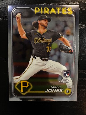 2024 Topps Chrome #96 - Jared Jones - Pittsburgh Pirates Rookie (RC)