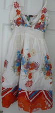 KAAKU DRESS SUNDRESS BEACH FESTIVAL SIZE S ADJUSTABLE STRAPS NWT