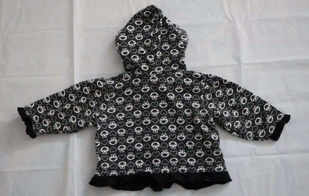 Sesame Street ELMO Girls fall winter full zip hoodie