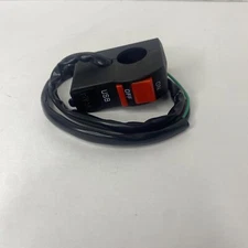 7/8" Universal Motorcycle Handlebar Mount Switch ON OFF Button With USB Charger