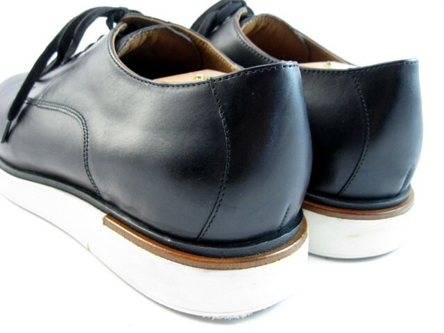 SAOLA Allen Edmonds "CARSON" Uomo Pelle IBRIDO STRINGATO Derby 12 D Nero (444N)
