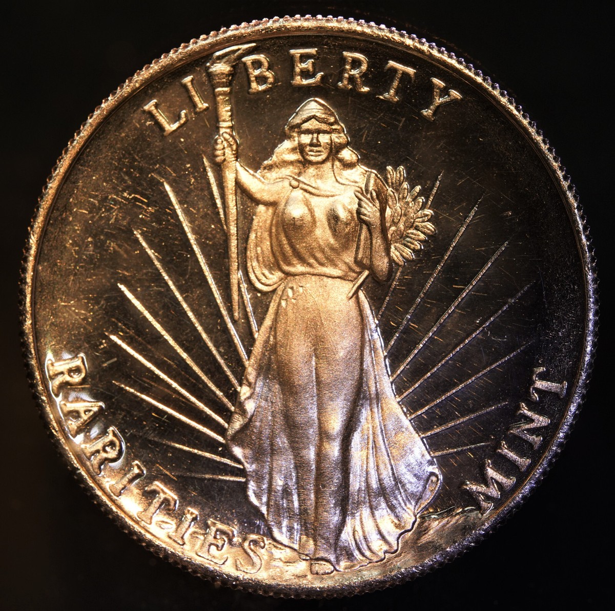 Rarities Mint Liberty International Trade Unit 1oz 999 FINE