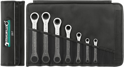 Stahlwille SET RATCHET RING SPANNERS 96415601 Set with  7 Psc. 25A/7 N