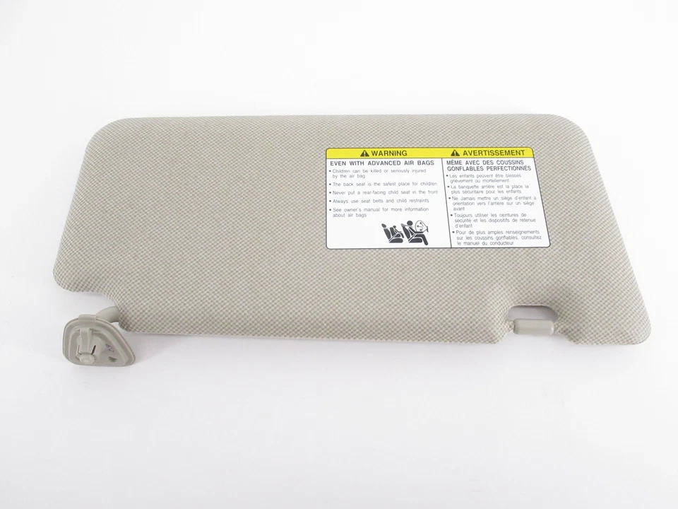 Genuine OEM Nissan 96401-EM11A Driver Side Sun Visor Assy 2007-2012 Versa - Image 2 of 4