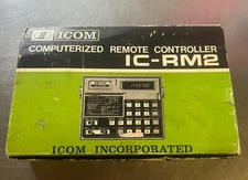 ICOM COMPUTERIZED REMOTE CONTROLLER IC-RM2 VNTG USED W/ Box Instructions READ