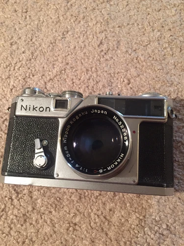 Nikon SP W/Nikkor 50mm F/1.4 Film Camera Sheedy/Long World Renown Photographer