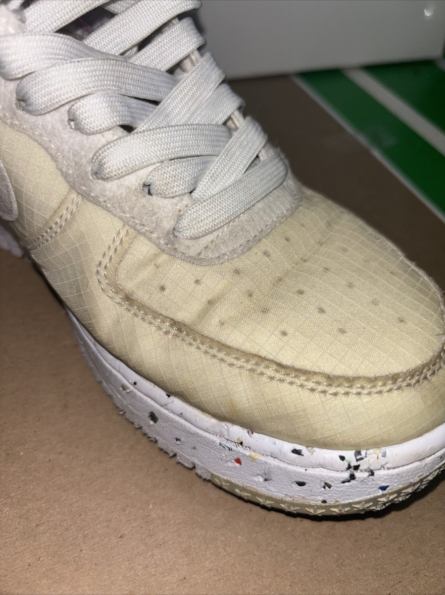 NIKE AIR FORCE 1 Mens 7.5 Crater DH2521-100 White Shoes  display picture 1
