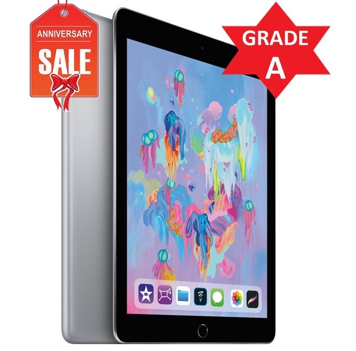 Apple iPad 6th gen 2018, 32GB WiFi + Cellular Unlocked 9.7 Apple iPad 6th gen 2018, 32GB WiFi + Cellular Unlocked 9.7