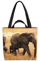 Elefanten Steppe Afrika Tasche Elefant Afrika Safari Dschungel Zoo Tiere