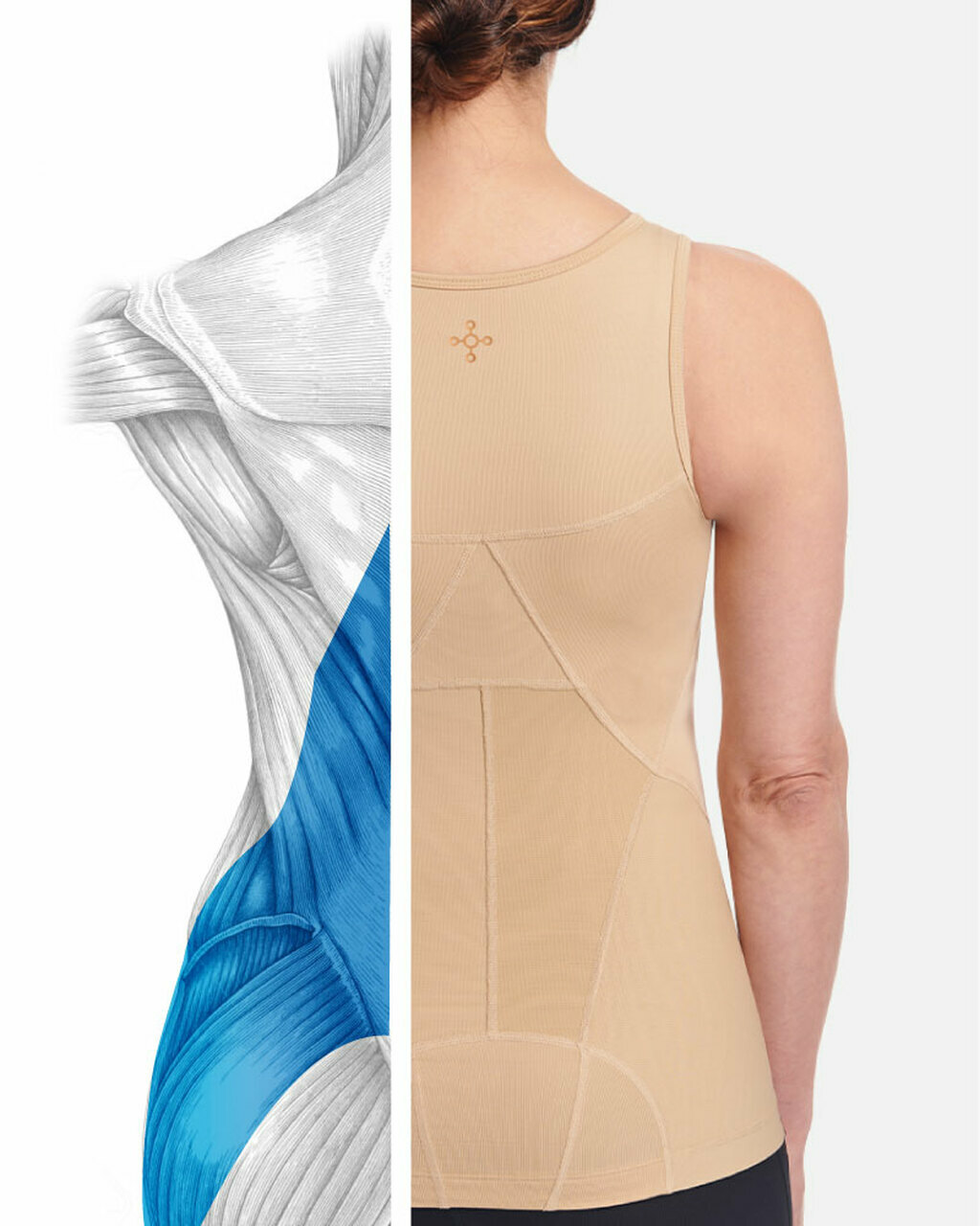 Tommie Copper Lower Back Pain Brace Pro Fit Support Tank Lumbar Spine SMT Duty Free