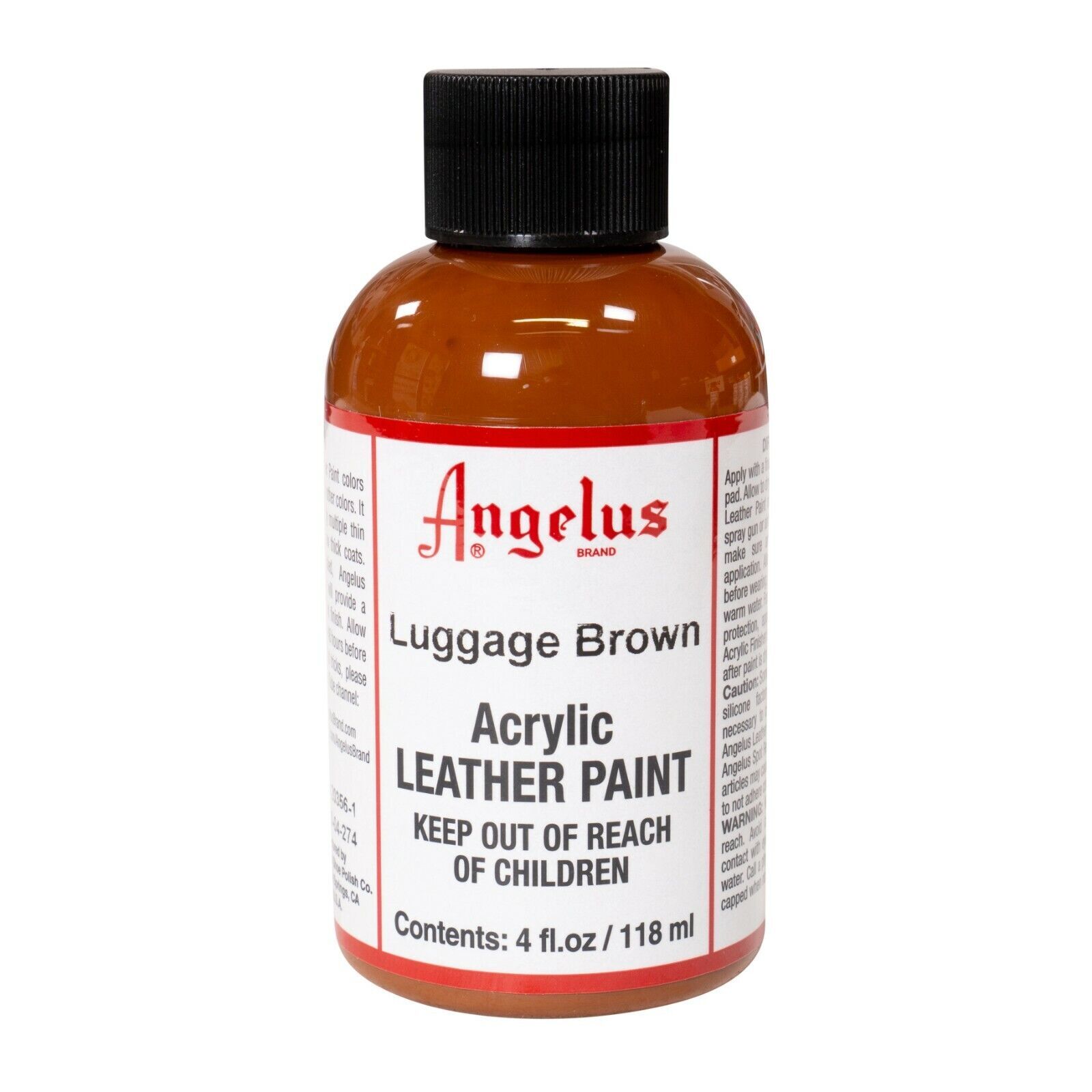 Angelus Acrylic Leather Paint - Sneaker Paint - 4 Ounces - 77 Colors Pic-A-Color